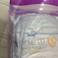 新生児用？オムツ少量とトイトレパッドの画像