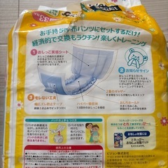 新生児用？オムツ少量とトイトレパッドの画像