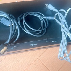 多数お問い合わせにつき条件の良い方にお譲り！SHARP ブルーレイディスクレコーダー　の画像