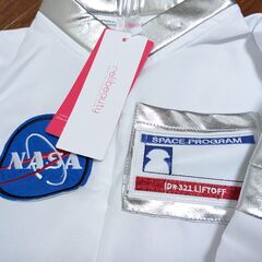 宇宙飛行士 宇宙服 ハロウィン コスプレ コスチューム 仮装 衣装 キッズ 子供用 120cm 未使用の画像