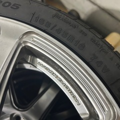 workホイールタイヤ付き4本セットの画像
