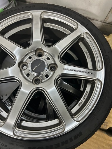 workホイールタイヤ付き4本セット