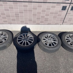 【美品】ブリヂストン スタッドレスタイヤ 155/65R14 ホイール付き！2024年購入・ワンシーズン使用の画像
