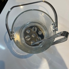 【引き取り限定】中古品　アイスペール　トング付きの画像