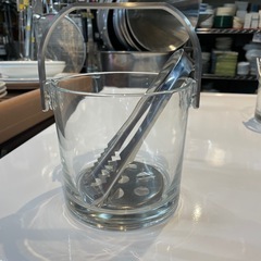 【引き取り限定】中古品　アイスペール　トング付きの画像