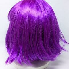 C10 ファイバーエクステ フルウィッグ ふんわりボブ ビビットカラー ハロウィン コスプレ 仮装 衣装の画像