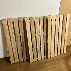 桐押し入れすのこ3枚組の画像