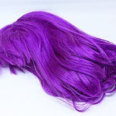 C10 ファイバーエクステ フルウィッグ ふんわりボブ ビビットカラー ハロウィン コスプレ 仮装 衣装の画像