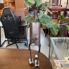 M2510-404 ブリキ ネコ オブジェ ゴルフ姿 アンティーク ヴィンテージ キズ汚れ有りの画像