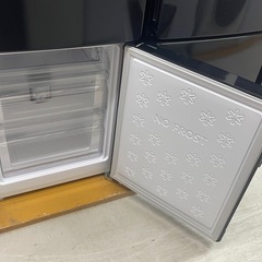 【リサイクルサービス八光】2022年製　ハイアール 冷蔵庫 ブラック JR-NF148B-K [148L /2ドア /右開きタイプ]の画像