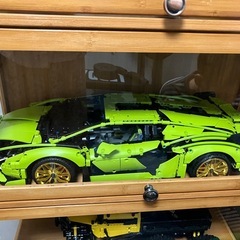 ブロック模型　車　グリーンの画像