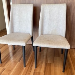 【決まりました】ダイニングチェア　2脚の画像