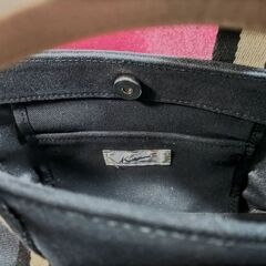 中古　横浜元町キタムラ２　レディース　２WAYショルダーバック　キタムラハンカチ付きの画像