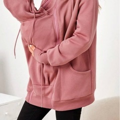 赤ちゃんと着れるパーカーの画像