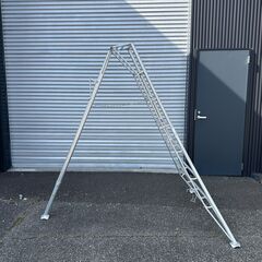 店頭引き渡し 中古 シンセイ 園芸用 アルミ 三脚 脚立 SIN-07 7尺の画像