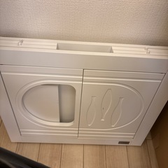 猫トイレカバー折りたたみ差し上げますの画像