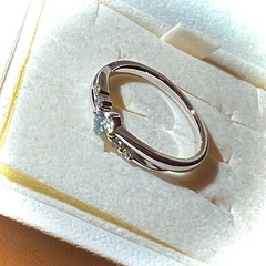 K10　ホワイトゴールドリング　4℃ の画像