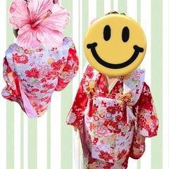 七五三　女の子の3歳の着物セットの画像