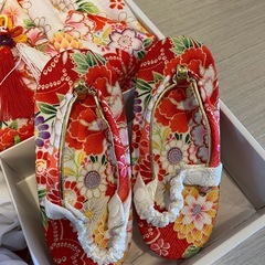 七五三　女の子の3歳の着物セットの画像