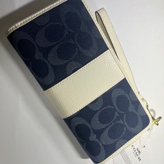 【新品未使用】COACH コーチ C4453 ブルー の画像