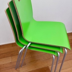 コクヨファニチャー　曲げ木スタッキングチェアの画像