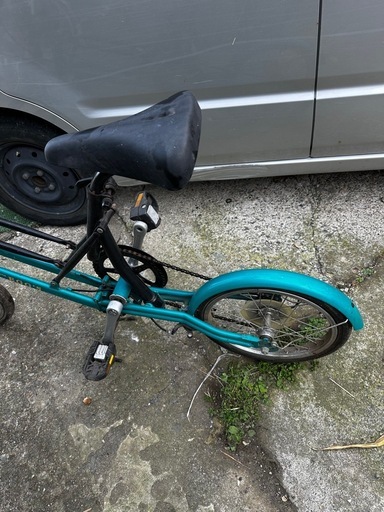 名古屋市内お届け無料手渡し希望EGG'S製の折りたたみ自転車 自転車 青 名古屋市内お届け無料手渡し希望EGG'S製の折りたたみ自転車 自転車 青