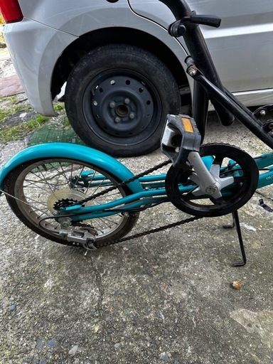 egg's 折り畳み自転車れとろレトロ (竹内蓮) 桜沢の折りたたみ自転車の