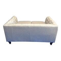  近隣配達可　
2人掛けソファ クッション付き  LOWYAの画像