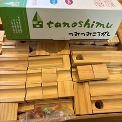 ほぼ未使用　木製　つみつみころがし　の画像