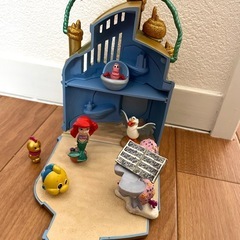 ディズニープリンセス　リトルマーメイド　アリエル　おもちゃ　ミニチュア　ドールハウスの画像