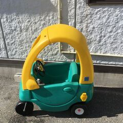 JM20392Y シー・シー・ピー STEP2 ちびっこマイクーペ(緑) ・外寸 　幅：約45cm 高さ：約85cm 奥行：約76cm中古品【取りに来られる方限定】 　の画像