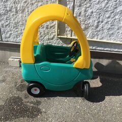 JM20392Y シー・シー・ピー STEP2 ちびっこマイクーペ(緑) ・外寸 　幅：約45cm 高さ：約85cm 奥行：約76cm中古品【取りに来られる方限定】 　の画像