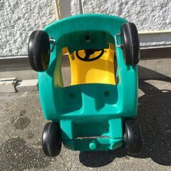 JM20392Y シー・シー・ピー STEP2 ちびっこマイクーペ(緑) ・外寸 　幅：約45cm 高さ：約85cm 奥行：約76cm中古品【取りに来られる方限定】 　の画像