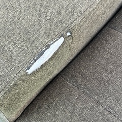 無料！ソファベッド 幅137cm ブラウン　の画像