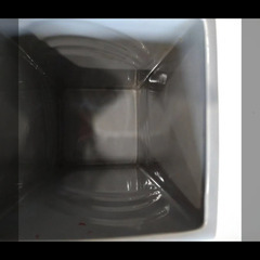 日本製 四角形 グレー色 花瓶の画像