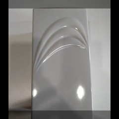 日本製 四角形 グレー色 花瓶の画像