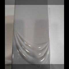 日本製 四角形 グレー色 花瓶の画像