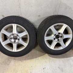 新品タイヤ装着2ヶ月 225/60R16 DUNLOP LE MANS LM704【2025年製】GF50 シーマ 日産純正 ホイール付　16X7.5J 5H PCD114.3  の画像