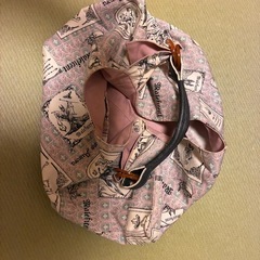 ハンドメイドのかぼちゃ型バッグの画像