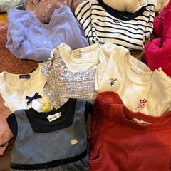 女の子 冬服子供服80-90まとめ売りの画像