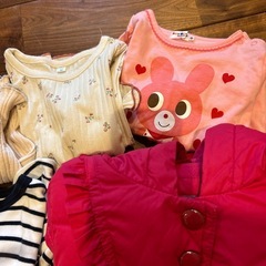 女の子 冬服子供服80-90まとめ売りの画像