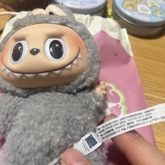 ラブブ マカロン グレー POPMARTの画像