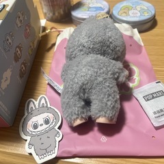 ラブブ マカロン グレー POPMARTの画像