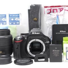【新品級ショット数：530枚】2410万画素高画質モデル♪Nikon D5200の画像