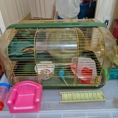 ハムスター飼育かごほかいろいろの画像