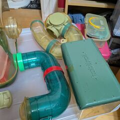 ハムスター飼育かごほかいろいろの画像