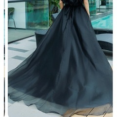 ブラックドレス　ウェディング　
ブライダルの画像