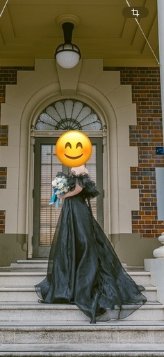 ブラックドレス　ウェディング　
ブライダル