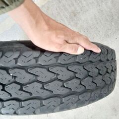 タイヤです。165 R14の画像
