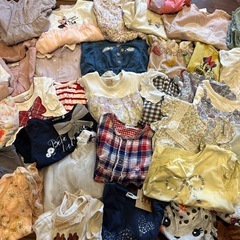 女の子　夏服80-90サイズまとめ売りの画像